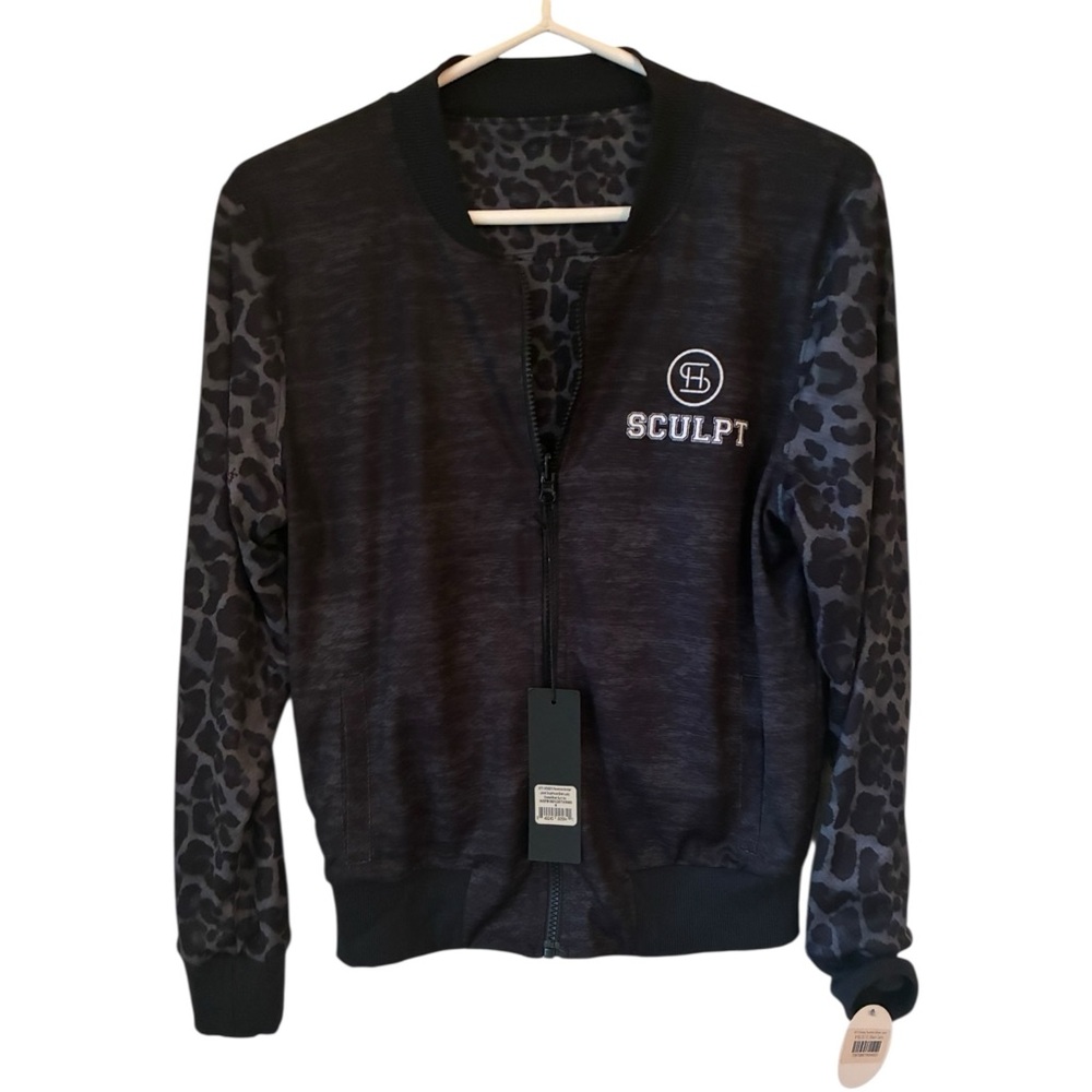 NWT WITH Wear it to Heart Reversible Lightweight Camouflage Bomber Jacket Size S - Picture 8 of 12